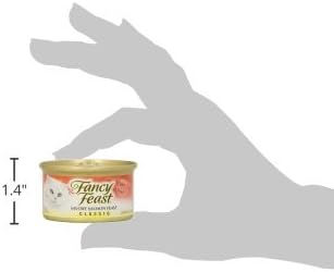 Fancy Feast Gourmet Salmon Feast Cat Food, 3 oz (Pack of 2)