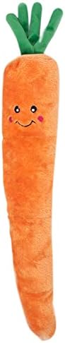 ZippyPaws Jigglerz Dog Squeaky Toys to Keep Them Busy, Pet Products- Carrot