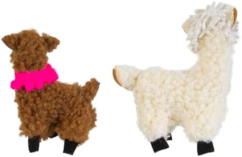 Pet Zone Mama Llama Soft Plush Catnip Filled Interactive Cat Toy, 2 Pack