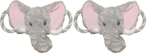 Jolly Pets Tug-a-Mals - Elephant - Small (JTA42) (Pack of 2)