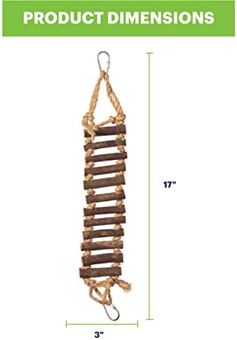 Prevue Pet Products Rope Ladder Bird Toy Hanging Birdcage Toy for Climbing