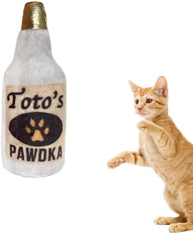 Huxley & Kent Plush Crinkle Catnip Cat Toy, Toto's Pawdka