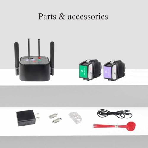 Dog Wireless Fence Pet Intelligent 2026 Newest Electric Containment System, Low Battery AI Smart Alarm Dog Out of Range Reminder, Rechargeable Waterproof Dog Fence, Display Receiver Battery Level
