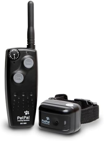 DT SYSTEMS CC360 Canine Coach 360 Waterproof Adjustable Remote Dog Training E-Collar, 360-Yard Range, 15 Stimulation Levels & Beeper, Charger Included