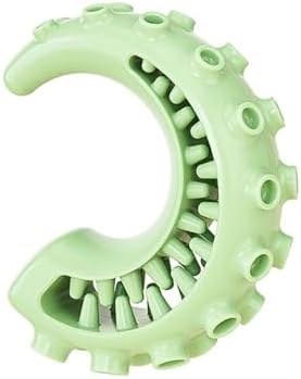 Interactive Knot Design Tentacle Dog Toy with Treat Dispensing Holes for Chewing Teeth Care Rubber Slow Feeding Entertainment Slow Feeder Dog Toy with Treat Dispenser