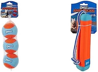 Chuckit! Amphibious Fetch Balls and Bumper Set for Dogs