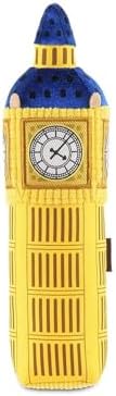 P.L.A.Y. PET LIFESTYLE AND YOU P.L.A.Y. Cute Plush Dog Toys - Totally Touristy Landmark Themed Durable Squeaker Chew Toy, Great for Puppies Dogs - Machine Washable (Big Ben, X-Small)