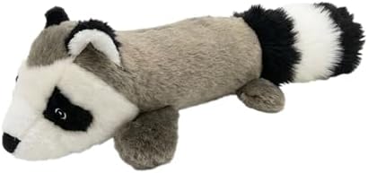 PetLou 01011 EZ Squeakers Dog Chew Toy,11-inch Raccoon