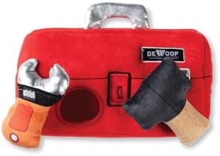 Fringe Studio Plush Dog Toy, My Tools, My Rules, Hide & Seek Interactive Pet Toy, Pet Shop Collection (289229)
