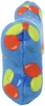 MIGHTY Tuffy Bone Dog Toy: Ultra Durable Plush Toy with Multiple Layers & Reinforced Seams, Washable and Floats, Vinyl Bone & Fleece
