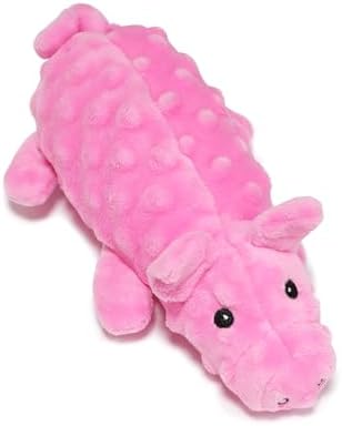 Plush Squeaky Dog Toys, Soft Stuffed Animals Dog Toy with Squeaker, Interactive Crinkle Dog Toys, Puppy Teething Chew Toy for Small, Medium & Large Breeds