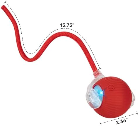 Cat Toy, Electric Interactive Toys for Indoor Cats, Red