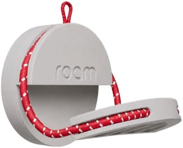 ROAM SMART TRACKER Bluetooth Item Locator: iOS & Android Compatible | Waterproof Tracker for Keys, Luggage, Kid & Pet Gear, Built-in Elastic Strap, No Extra App or Fees, Fast Setup, 1-Pack