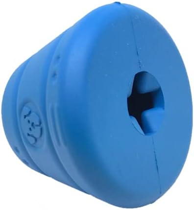 SodaPup Spotnik Space Capsule - Durable Dog Treat Dispenser & Chew Toy Made in USA from Non-Toxic, Pet Safe, Food Safe Natural Rubber for Mental Stimulation, Problem Chewing, Calming Nerves, & More