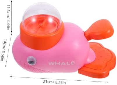 Whale Shaped Interactive Dog Puzzle Rotating Treat Feeder