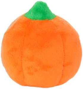 MIGHTY Tuffy Small Pumpkin Ball: Ultra Durable Plush Dog Toy