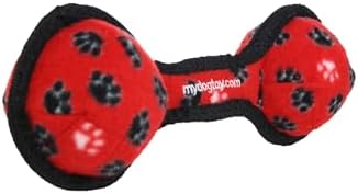 TUFFY® : 2 Ball Tug Dog Toy: Ultra Durable Plush Toy with Multiple Layers & Reinforced Seams, Washable and Floats, Original Construction