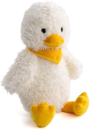 Fuzzl Super Soft Plush Dog Toy – Cheeky Duck – Large Plush with Giggle Squeaker – Durable Chew Comfort & Fetch Toy for Small Medium & Large Dogs