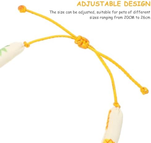 2pcs Adjustable PET Collar for Rabbit and Cat with Safety Design