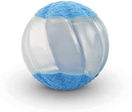 ZEUS Duo Balls with Glow in The Dark & Squeaker Interactive Dog Toys, Large