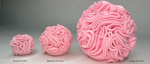 Glory To Dog Puppy/Small Breed Snuffle Dog Puzzle Ball Toy Pink Extra Small