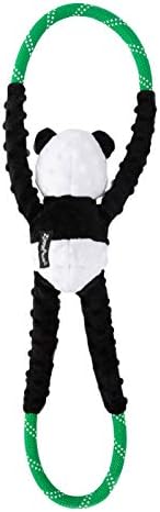 ZippyPaws RopeTugz Durable Dog Pull Rope Toy - Panda