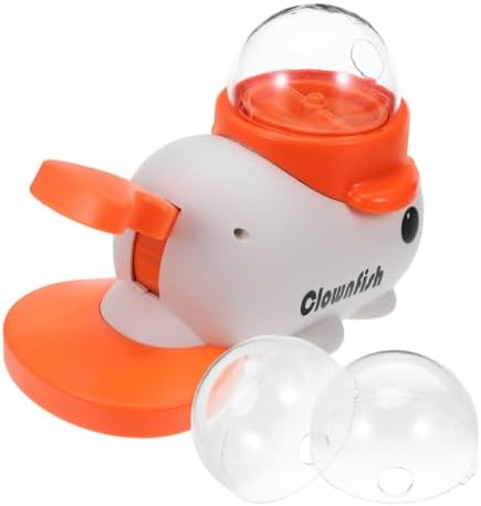 LIOOBO Interactive Whale Shaped Dog Treat Dispenser with Button Press and Rotating Slow Feeder Design, Portable Abs Material for Training and Travel