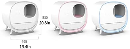 Pet Litter Box Fashionable Smart Deodorizing Cat Litter Box Fully Enclosed Automatic Drawer Toilet Large Splash-proof Cat Supplies for Cats Cat Litter Pan (Color : C)