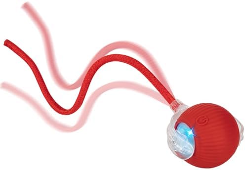Cat Toy, Electric Interactive Toys for Indoor Cats, Red