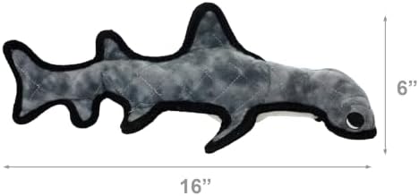 TUFFY® - 2 Pack Original : Hammerhead Dog Toy : : Ultra Durable Plush Toy with Multiple Layers & Reinforced Seams, Washable and Floats, Original Construction