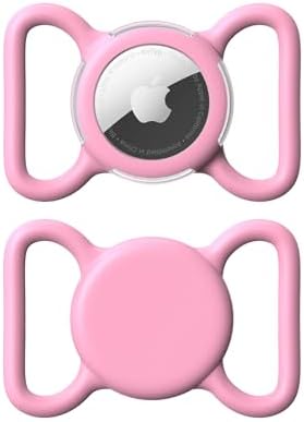 Waterproof AirTag Holder for Dog Collar, Soft Slide-On Dog AirTag Holder | Full-Body Protection, No-Dangle Fit, Ultra-Durable, Lightweight, Tool-Free Installation, Clear Cover, Fits Dog & Cat Collars