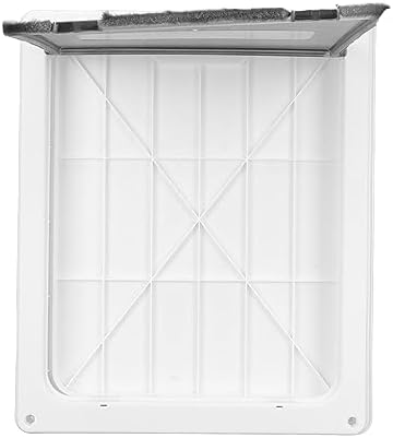 Tnfeeon Cat Door with 4 Way Locking Automatic Closing ABS Material for Indoor Use, Pet Accessories for Cat Food and Litter Box (S)