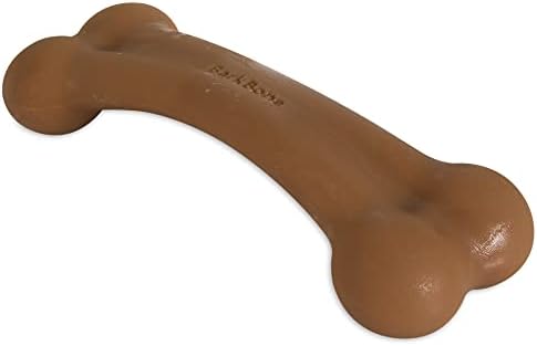 Pet Qwerks Original BarkBone - Nylon Dog Bone for Aggressive Chewers - BBQ Flavor - 7.75"