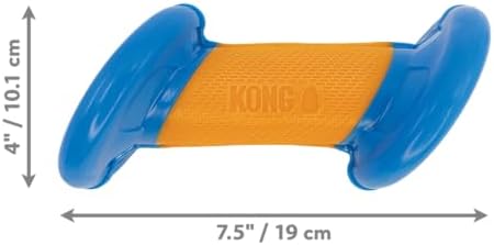 KONG Rambler Rattlez Long Lasting Fetch and Chew Assorted Toy (Dumbbell)