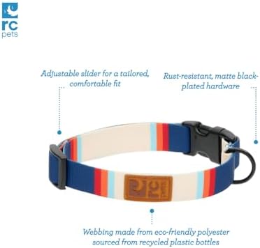 RC Pets Eco Clip Collar | Adjustable, Durable, Earth-Friendly | Large, 1-Inch, Elevation