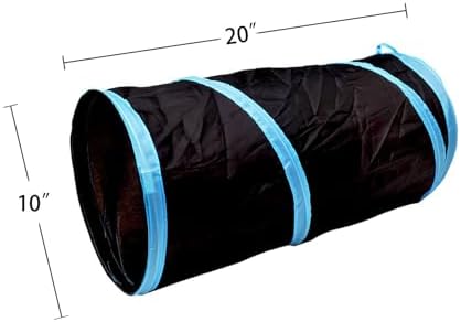 iCAGY Cat Tunnel for Indoor Small Cats Kittens Rabbits, Foldable Tube Toys