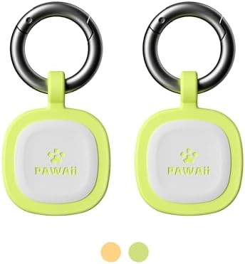 Pawaii Glow in The Dark Dog ID Tag, Silent Silicone, QR Scan Alerts, 1 Pack