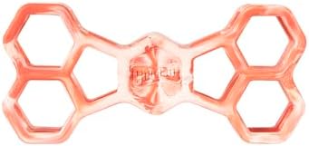 Chuckit! Holee Roller Dog Treat Puzzle Bone, Large, Orange – Interactive Treat & Chew Puzzle Toy for Dogs 60–100 lb – Durable Rubber Bone‑Shaped Fetch Toy for Mental Stimulation – Pack of 1