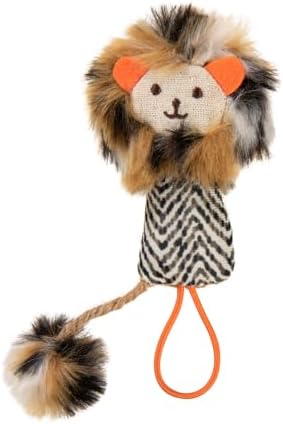 SmartyKat Instincts Prideful Player HappyNip Launch & Chase Cat Toy for Indoor Cats & Kittens, Launchable Toy with Catnip & Silverine