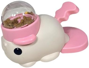 Dog Treats Dispenser Toy Fish Design Press Food Feeders Encourages Exercise and Reduces Boredom for Pet Cats Mental Pet Treats Feeders