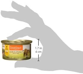 Instinct Pate Entrees, Wet Canned Cat Food, Real Chicken, 3 oz (24 Count) | Rich & creamy pate texture, high protein, real chicken, whole-food ingredients, grain-free, hydration support