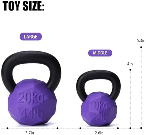MECOOL Indestructible Dog Toy for Aggressive Chewers - Heavy Duty Chew Ring with Durable Nylon and Treat Dispenser Rubber Base, Interactive Food Puzzle Dog Chew Toy,Large Purple
