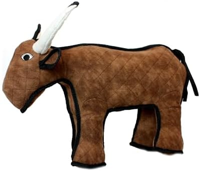 TUFFY® : Bull Dog Toy: Ultra Durable Plush Toy with Multiple Layers & Reinforced Seams, Washable and Floats, Original Construction