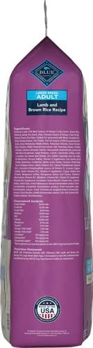 Blue Buffalo Life Protection Formula Lamb Large Breed Dry Dog Food, 30 lb | Real Lamb #1 Ingredient, Glucosamine for Joint Health, Antioxidant-Rich LifeSource Bits, Formulated for Large Breed Dogs