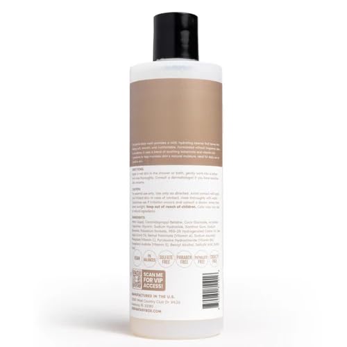 Her Fantasy Box | Sensitive Skin Soother Gentle Body Wash – Fragrance-Free Probiotic Cleanser with Chamomile, pH Balanced, Vegan & Cruelty Free, 16 oz