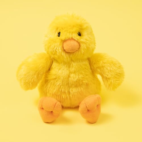 Fluff & Tuff Howie Duck Plush Dog Toy, 8” Durable Stuffed Dog Toy with Squeaker, Double-Stitched & Reinforced for Interactive Play