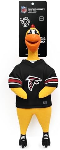 Littlearth NFL Team Rubber Chicken Pet Toy - Officially Licensed Teams