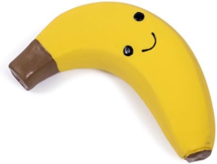 Petface Latex Banana Soft Chew Dog Toy, Small