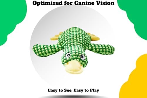 Durable Duck Stuffed Animal - Plush Dog Toys for Aggressive Chewers - Tough Squeaky Puppy Teething Relief - Small Medium and Large Breeds Interactive Play to Keep Pets Busy