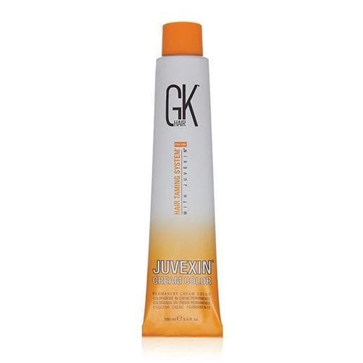 GK HAIR Global Keratin Permanent Hair Cream Color with 87+ Shades (3.4 Fl Oz/100ml) Nourishing & Cleansing Colors for Styling Long Lasting Natural Toner
